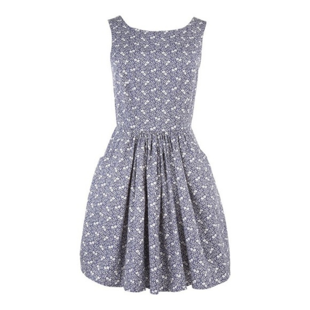 Jack Wills Floral Summer Keyhole Bow Dress